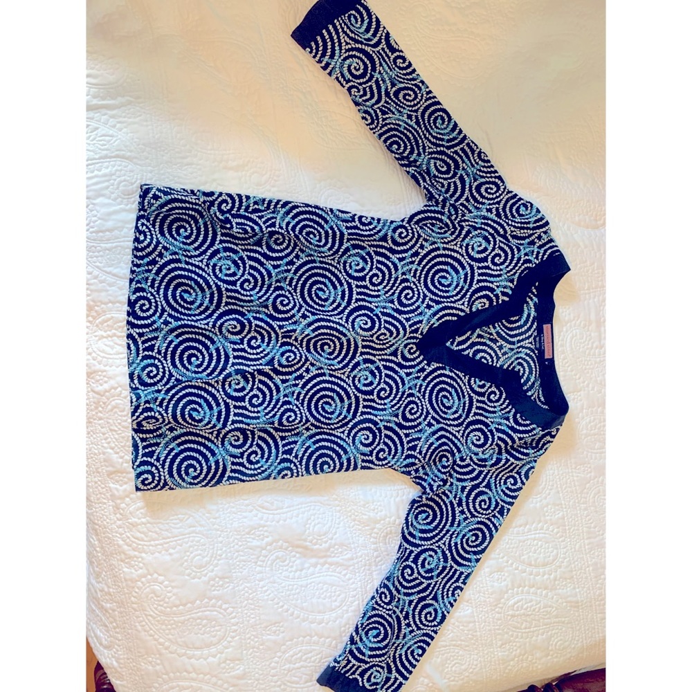 Vineyard Vines navy tunic top